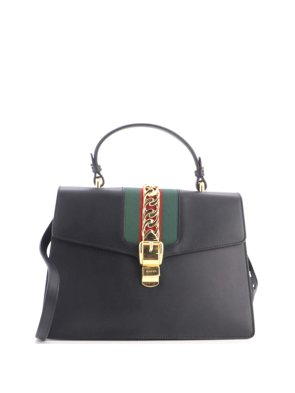 Gucci Sylvie Top Handle Bag Leather #340132G12B